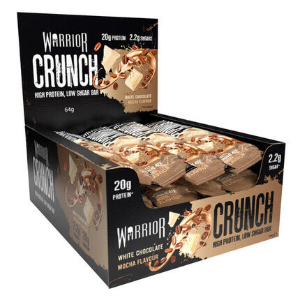 Barres protéinées - Warrior Crunch Bar - Chocolat Blanc Moka