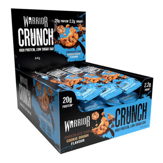 Barres protéinées - Warrior Crunch Bar - Cookie et Pépites de Chocolat