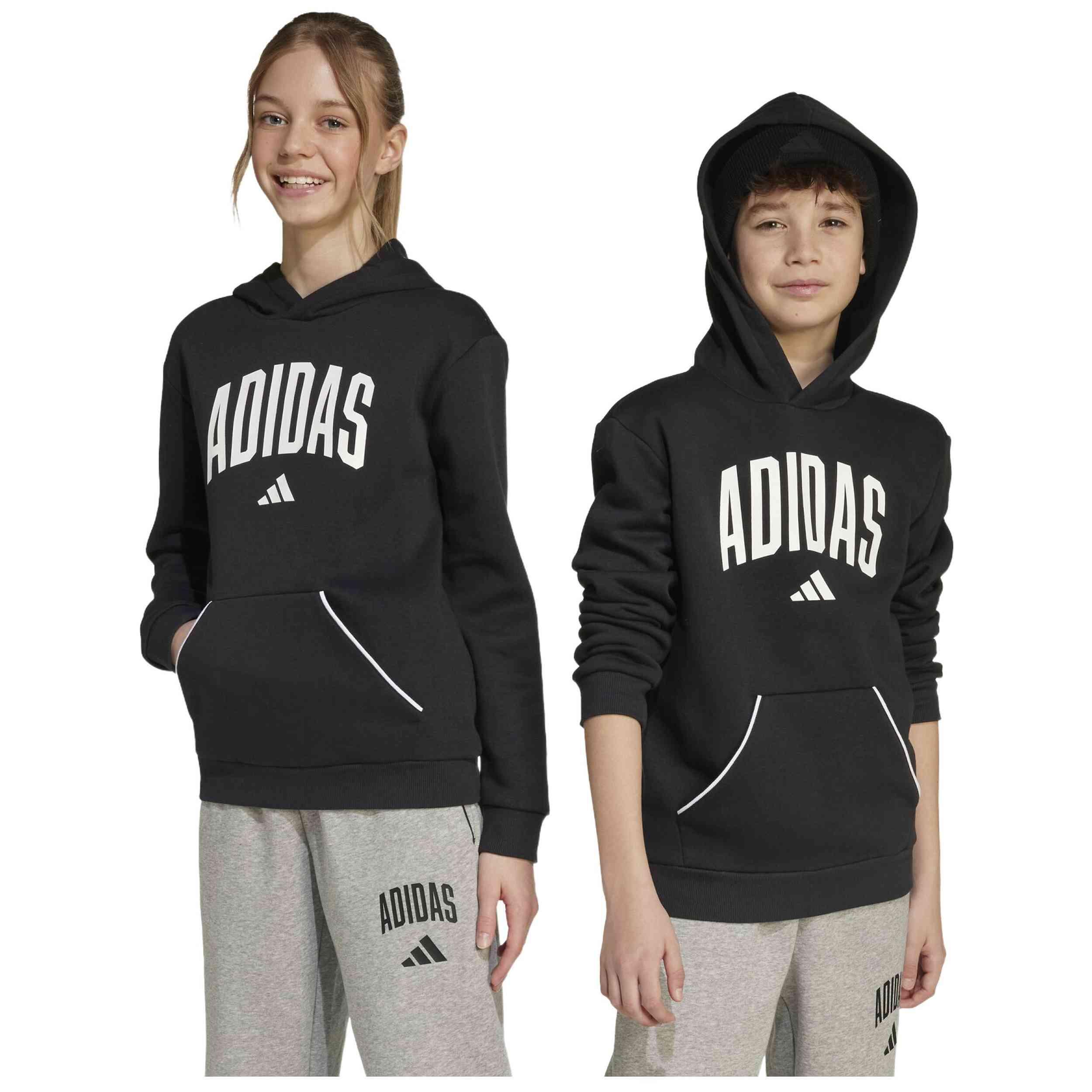 Sweat à capuche Adidas modèle JM1536 pour unisexe enfants 4/5