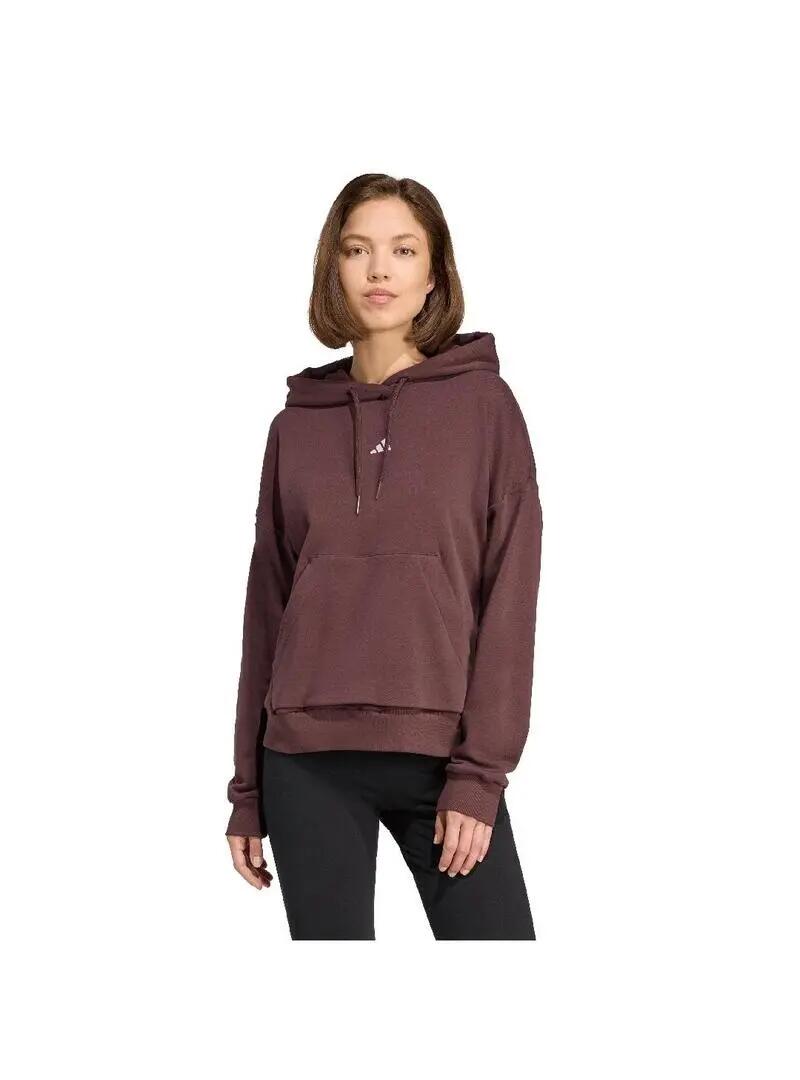 Sudaderas jerseys polares para Mujer Adidas Sl Granate 2/5