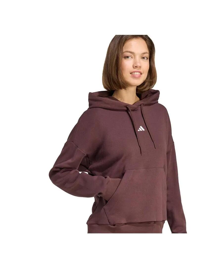 Sudaderas jerseys polares para Mujer Adidas Sl Granate 4/5