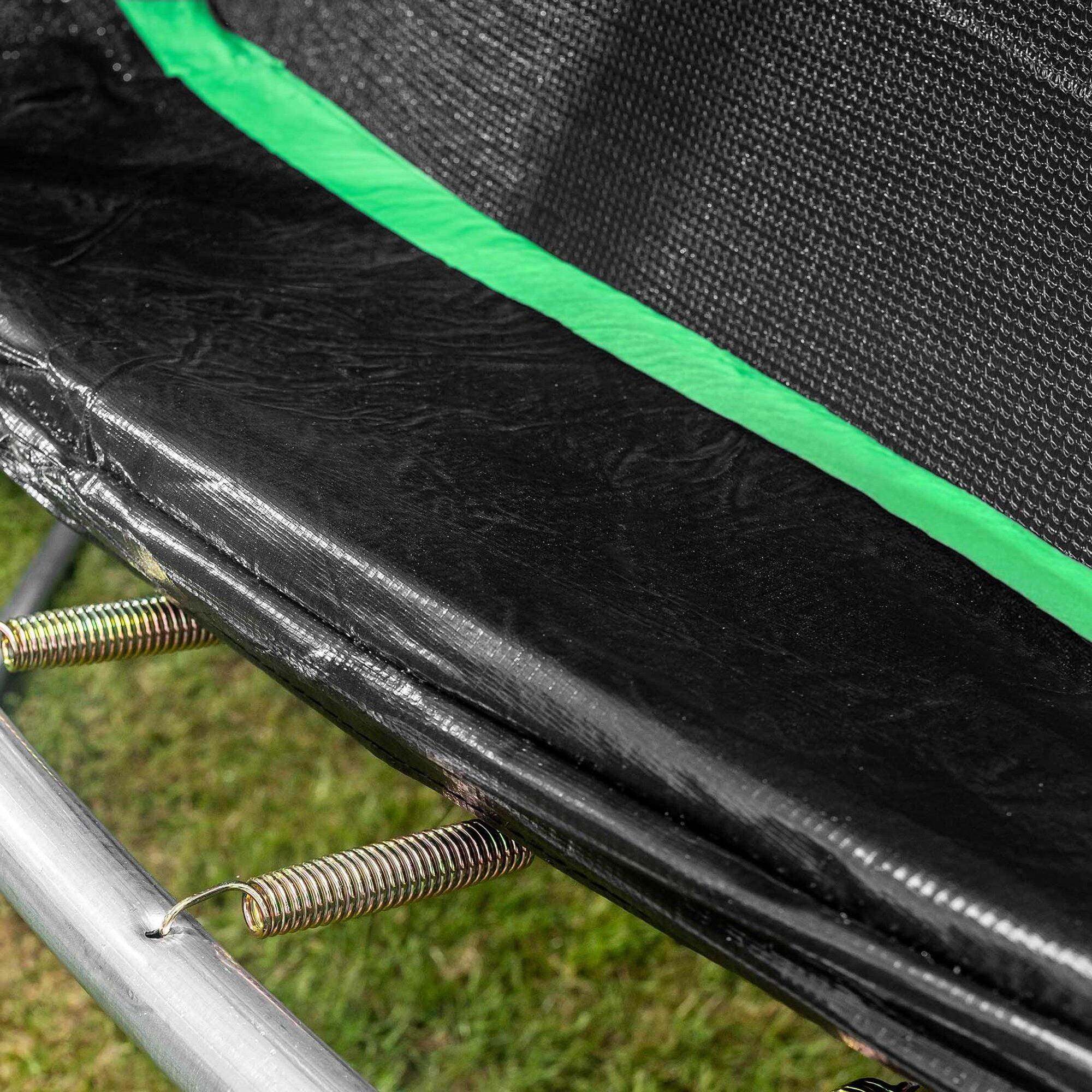 Osłonka sprężyn do trampoliny 8FT Hop-Sport czarno-zielona 3/4