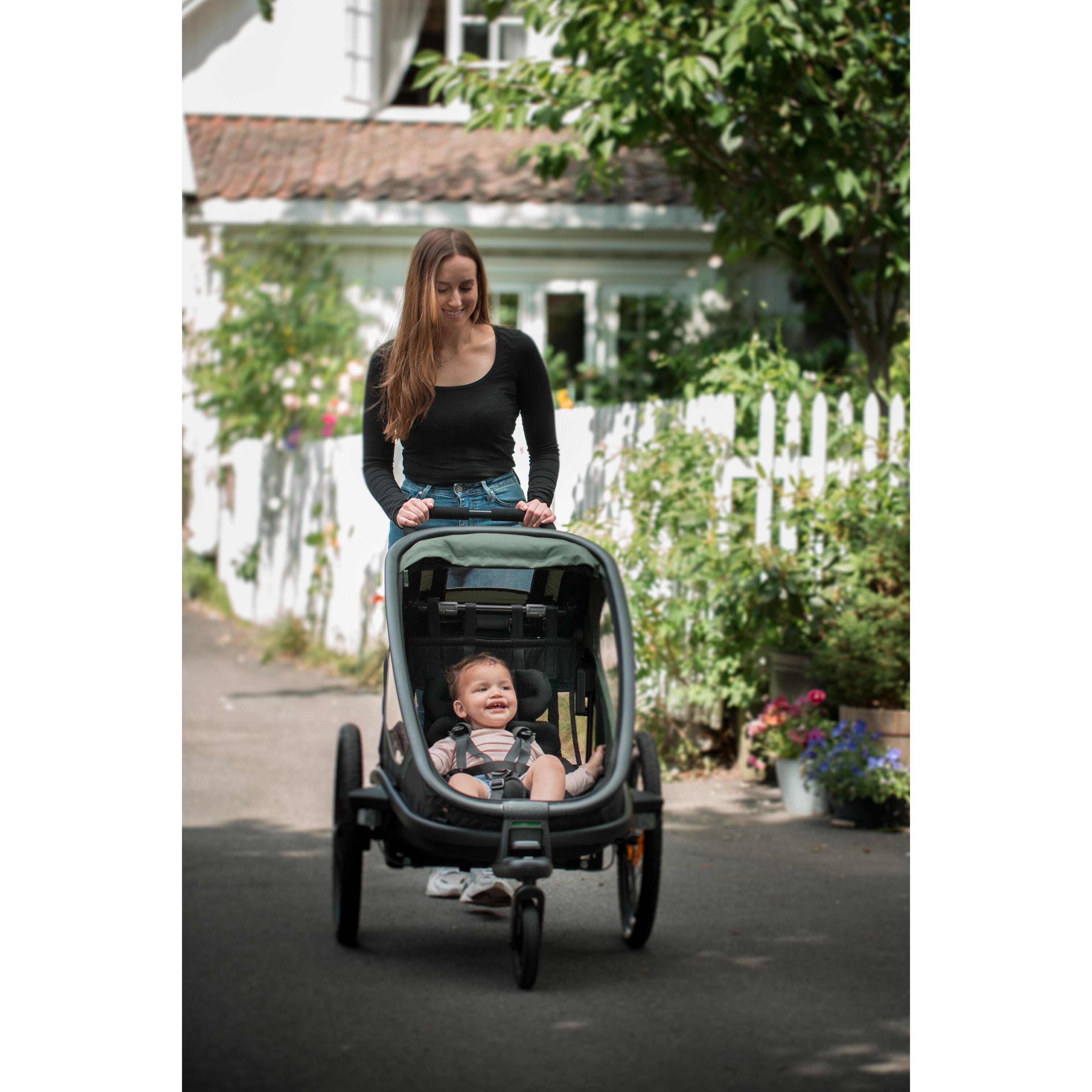 HAMAX Outback One kinderzitje - groen/zwart 7/7