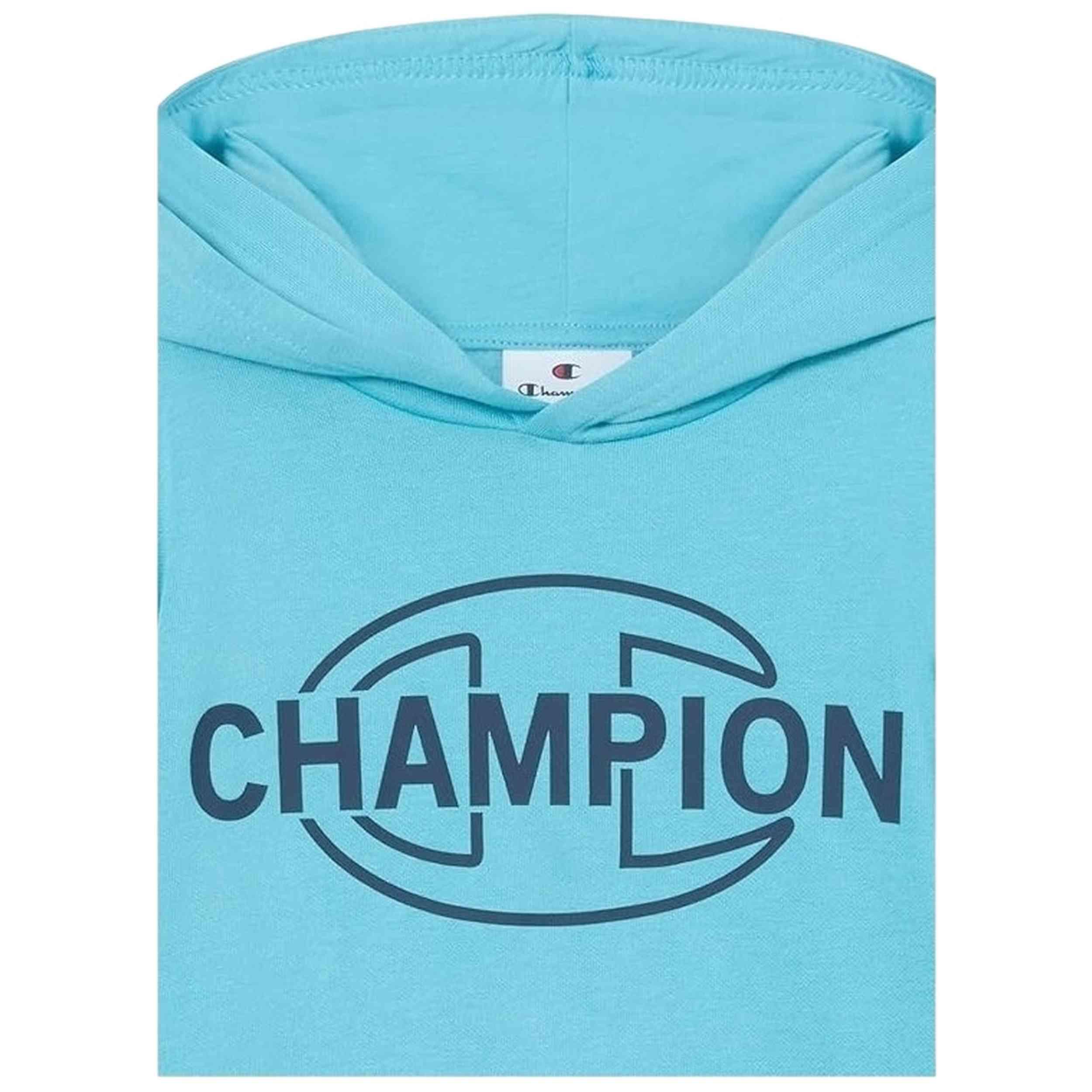 Felpa con cappuccio Champion modello 307253-BS205 per ragazzi 5/5