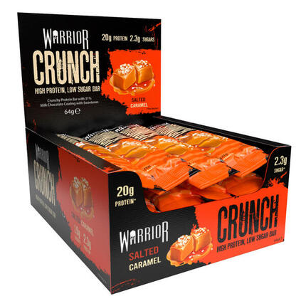 Barres protéinées - Warrior Crunch Bar - Brownie au Caramel