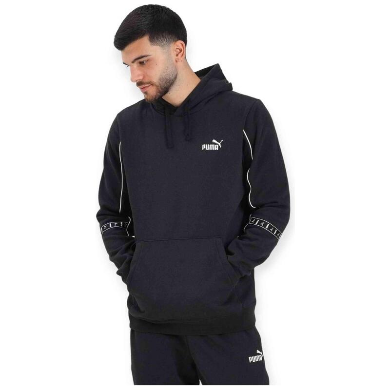 Hanorac barbati Puma Ess Tape Layout Hoodie, Negru