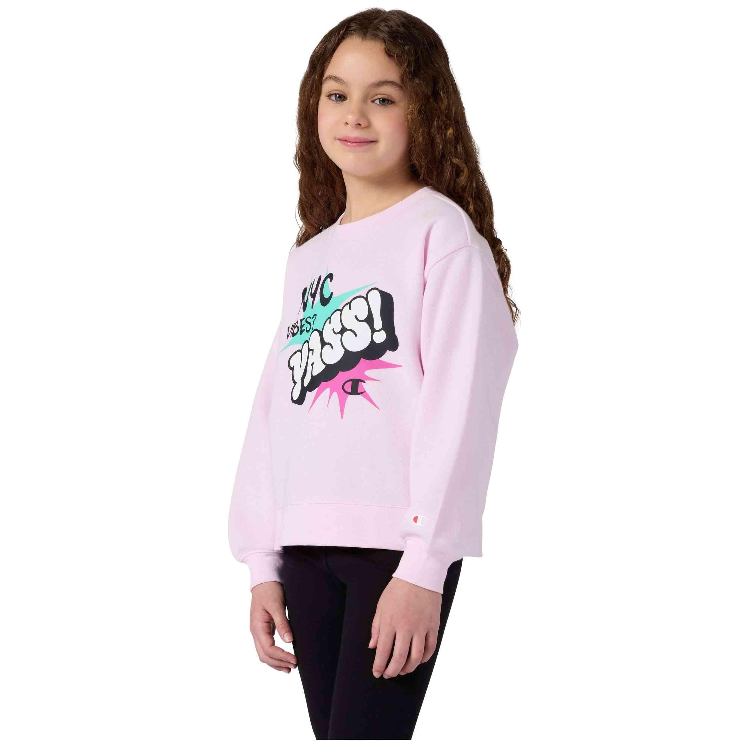 Sweat Champion modèle 405237-PS215 pour filles 2/4