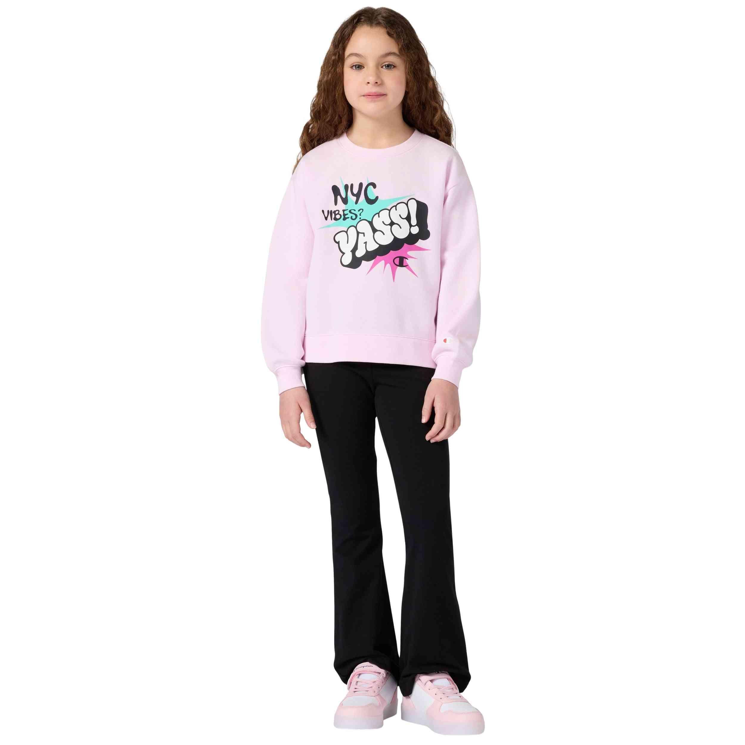 Sweat Champion modèle 405237-PS215 pour filles 1/4