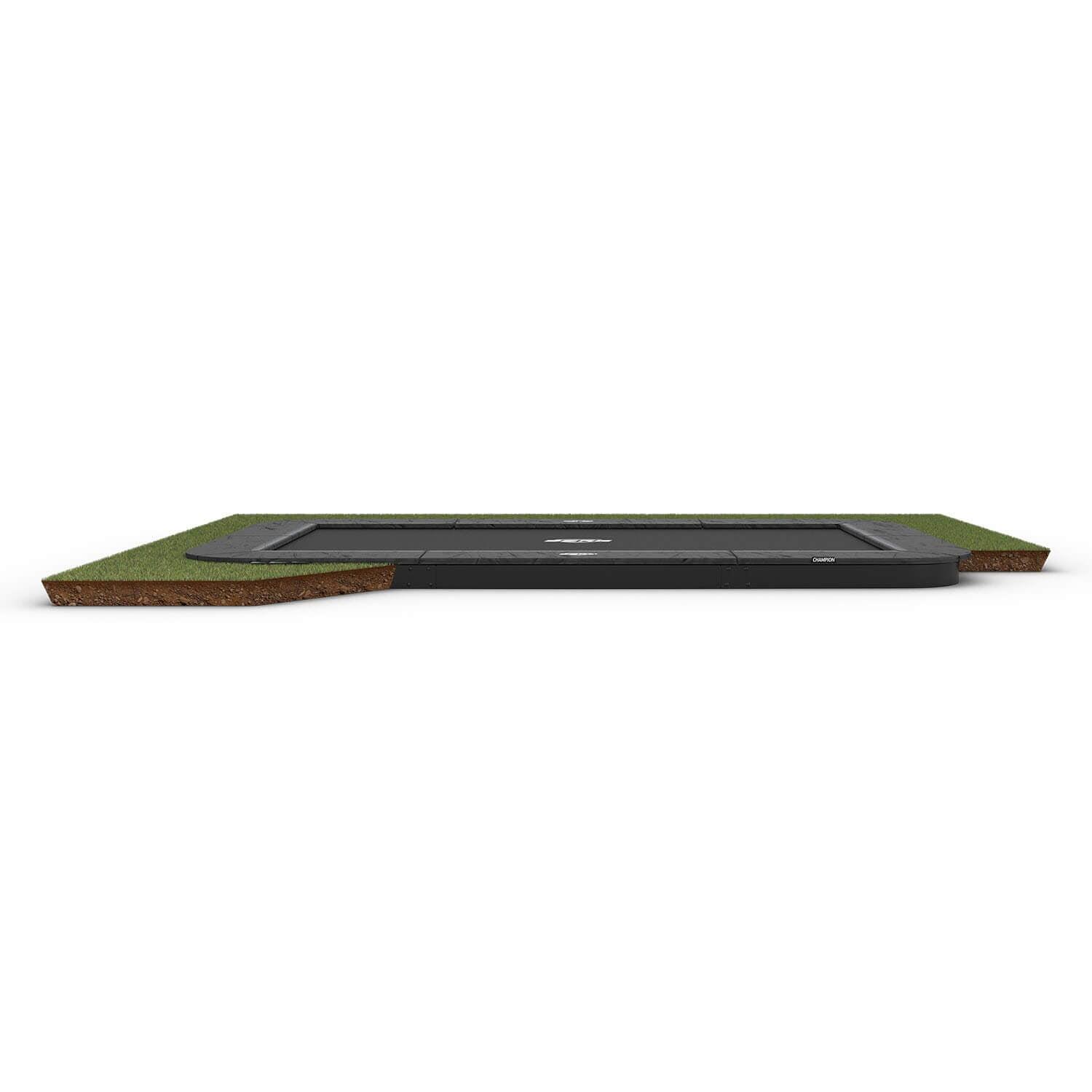 OUTDOORTOYS Trampolína 500x300, Ultim Champion FlatGround 500 Šedá