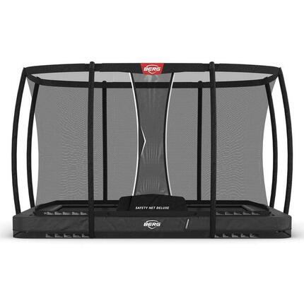 Trampolin BERG Champion + Sicherheitsnetz InGround Rechteckig 330x220 Anthr. Gr.