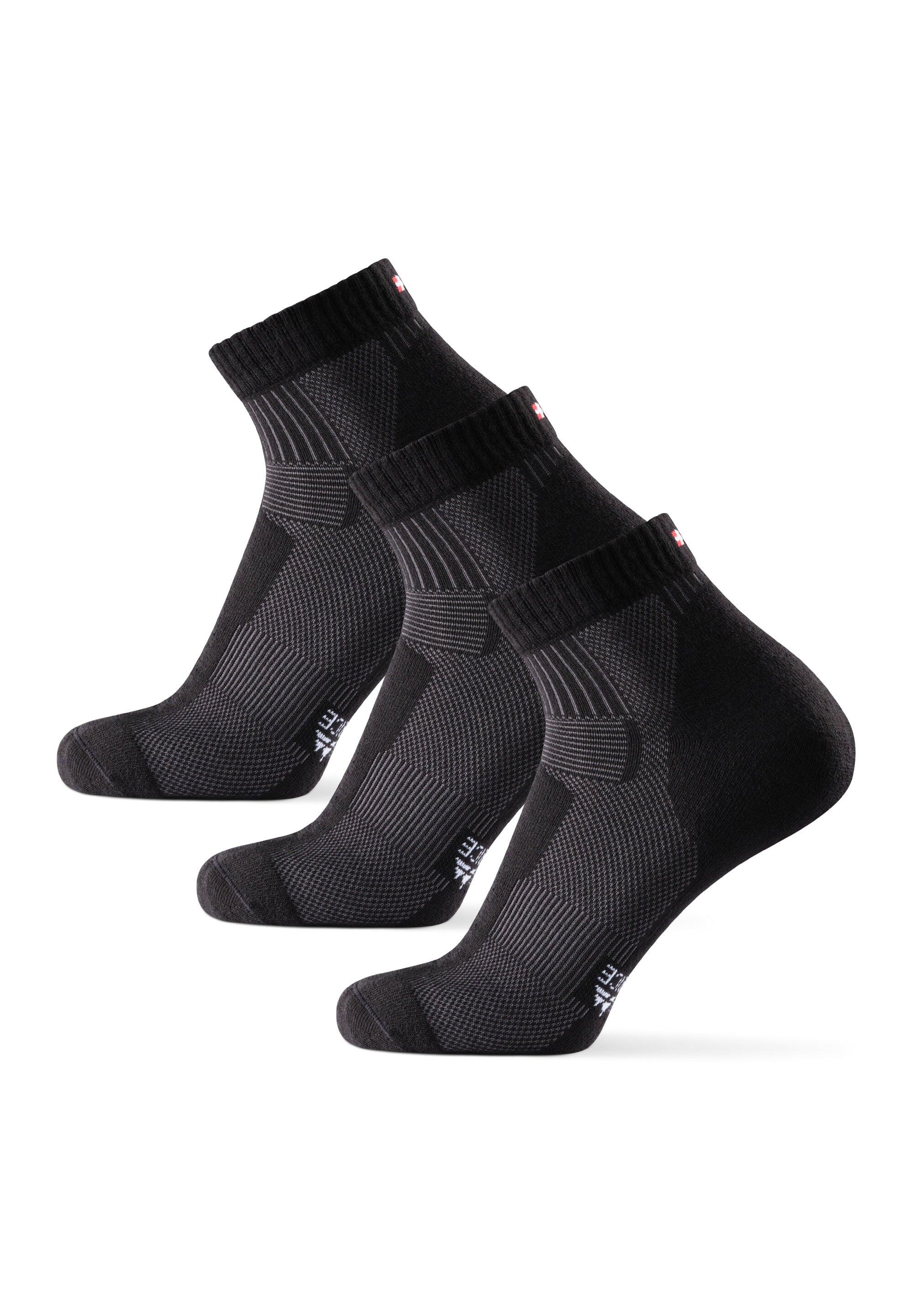 Calcetines de senderismo bajos de lana merino ligeros 3 pares 3/5