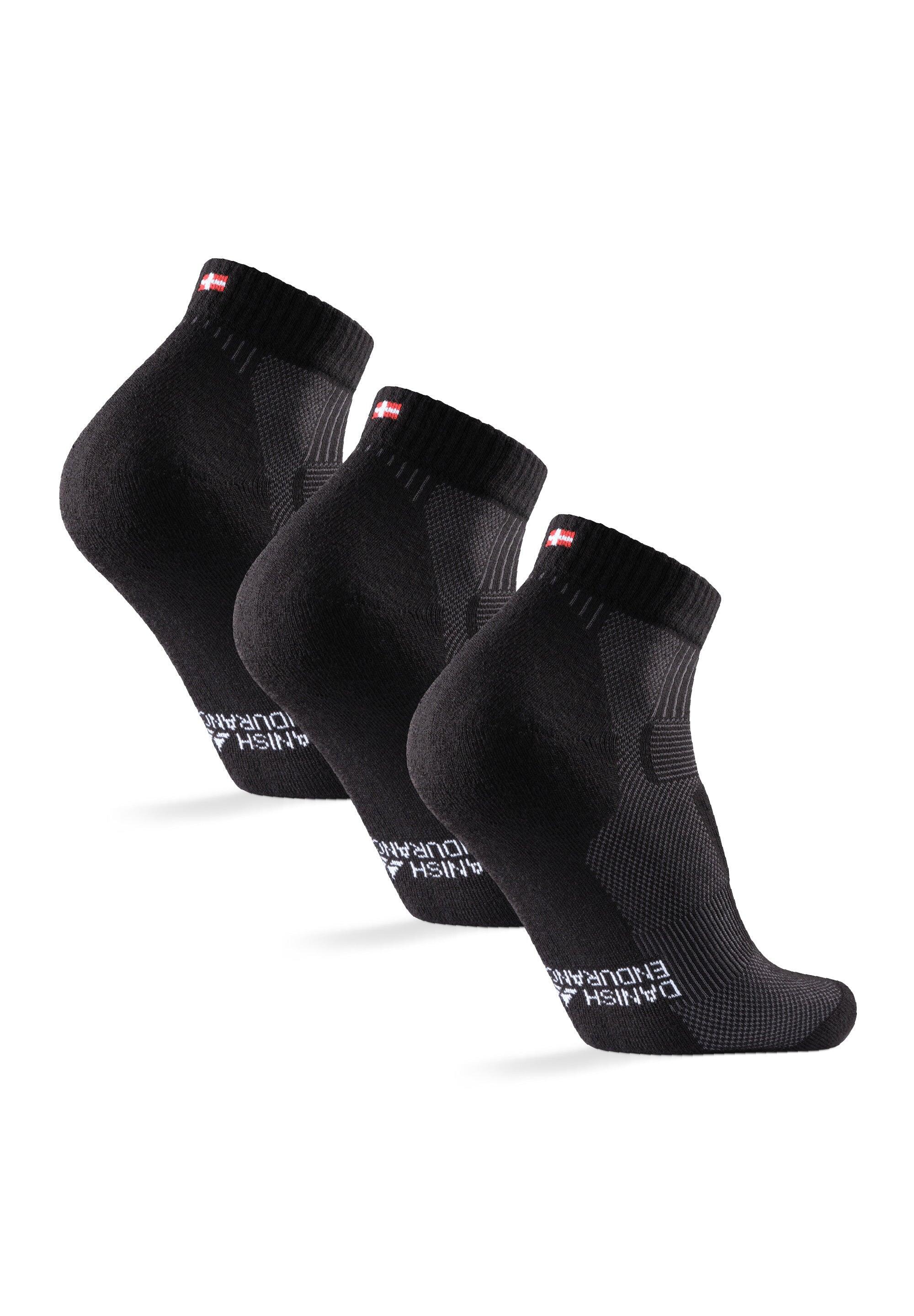 Calcetines de senderismo bajos de lana merino ligeros 3 pares 2/5