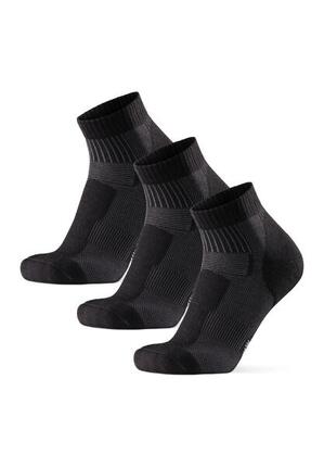 Chaussettes de randonnée basses laine mérinos légères 3 paires