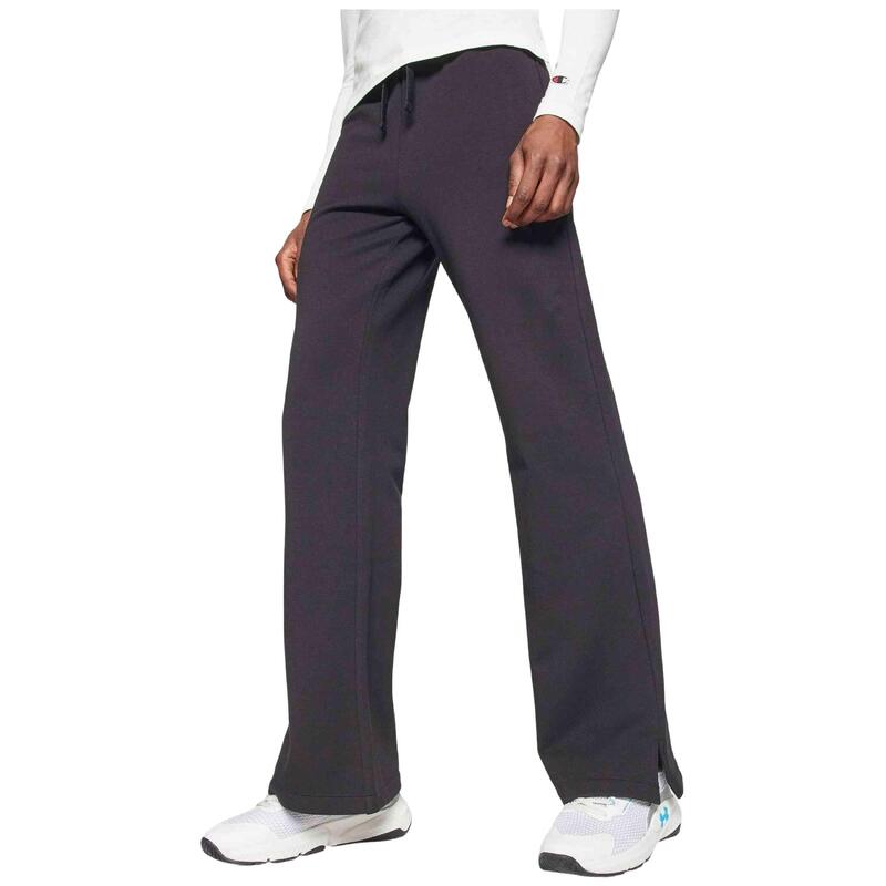 Pantaloni femei CHAMPION Flare mid waist, lungi, bumbac elastic 80/15/5