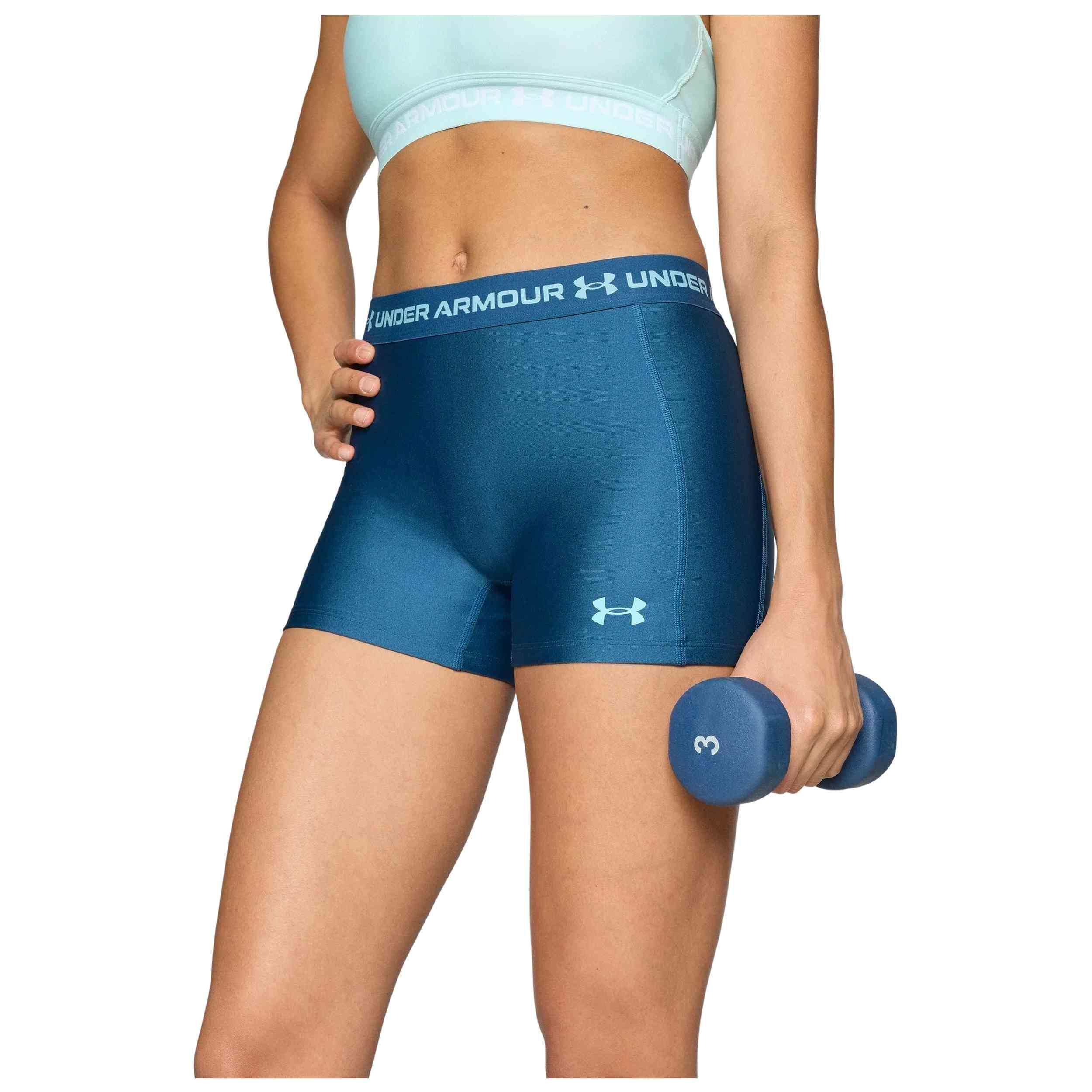 Shorty Under Armour HeatGear® 8 cm per donna Bleu jean 5/5