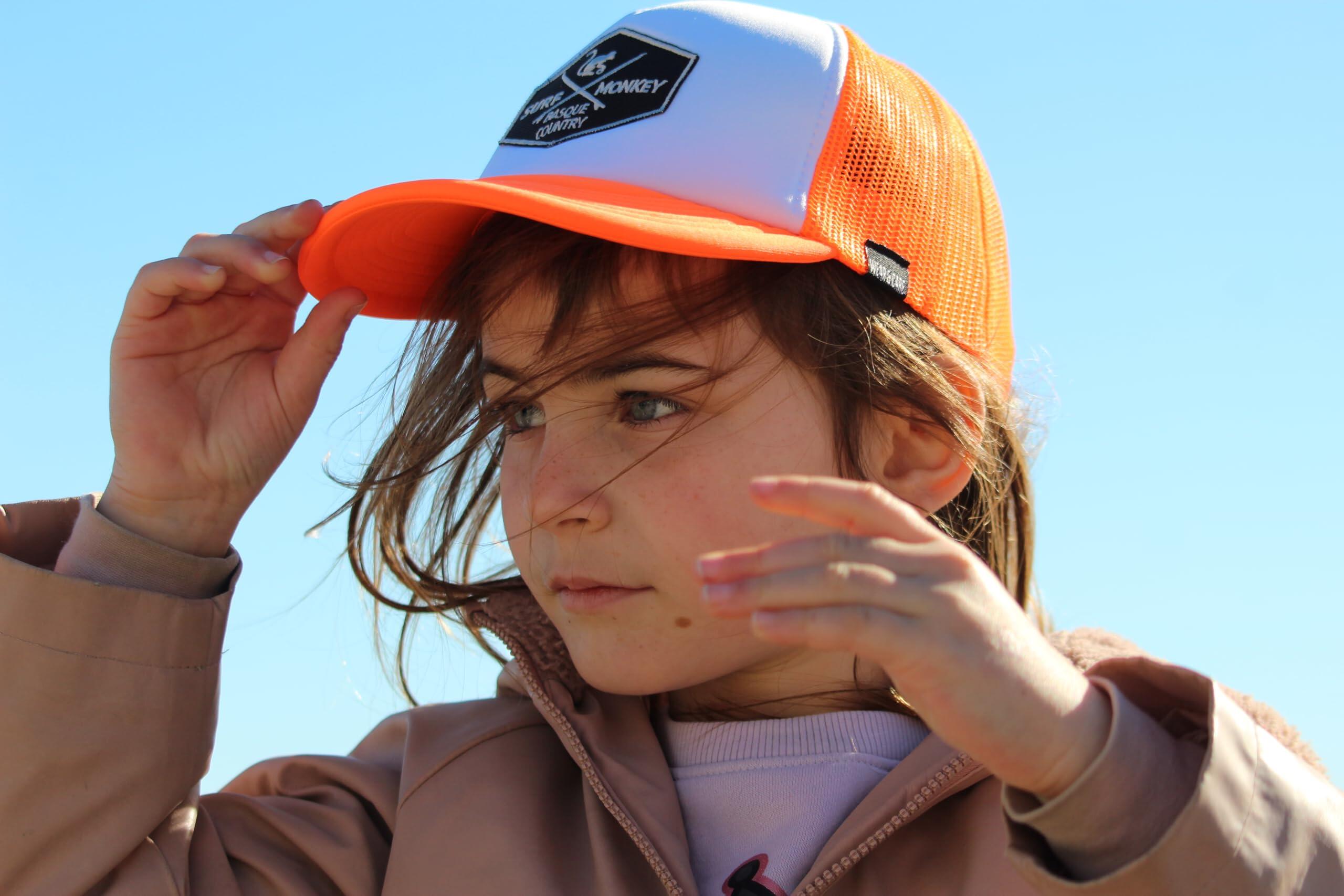 Gorra Trucker Acolchada - Niño/Niña - 6/12 años (Naranja) 4/5