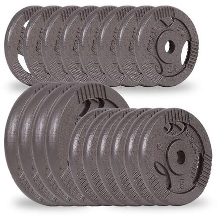 Pakiet obciążeń Sapphire Master 90 kg (4x10kg, 6,x5kg, 8x2,5kg)