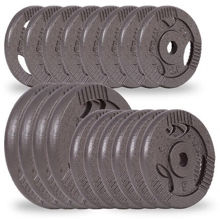 Pakiet obciążeń Sapphire Master 90 kg (4x10kg, 6,x5kg, 8x2,5kg)