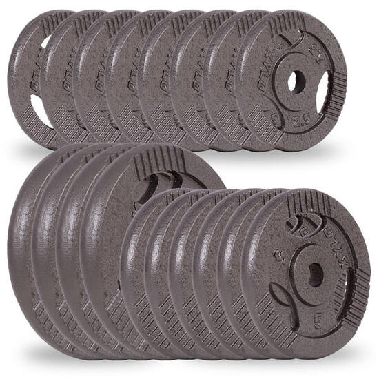 Pakiet obciążeń Sapphire Master 90 kg (4x10kg, 6,x5kg, 8x2,5kg)