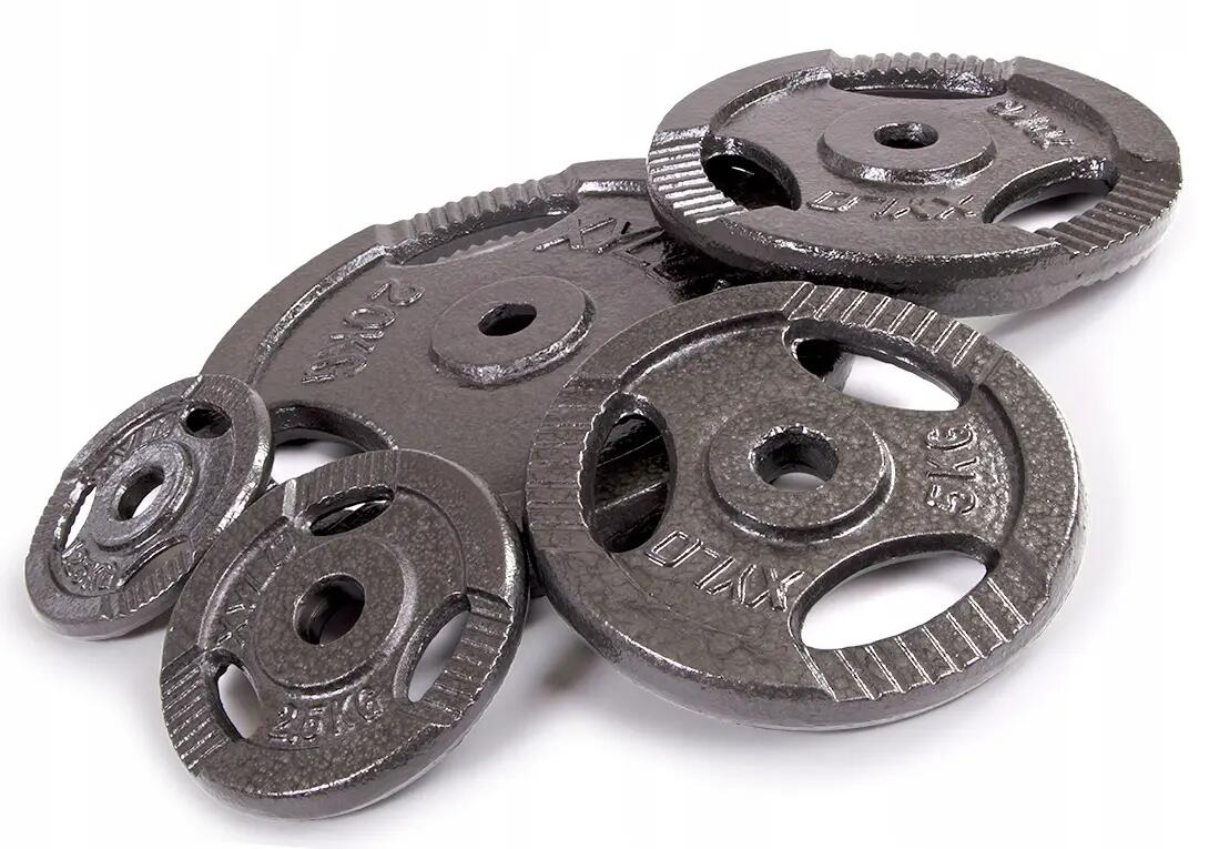 Pakiet obciążeń Sapphire Master 60 kg (2x10kg, 4,x5kg, 4x2,5kg, 8x1,25kg) 6/7