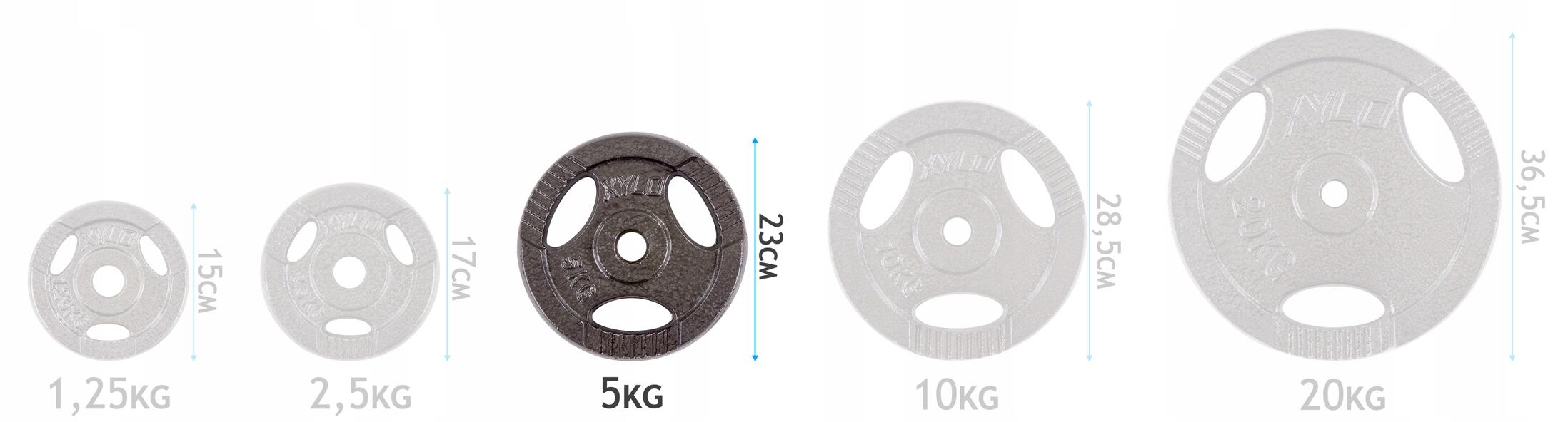 Obciążenie żeliwne Sapphire 5 kg 4/4
