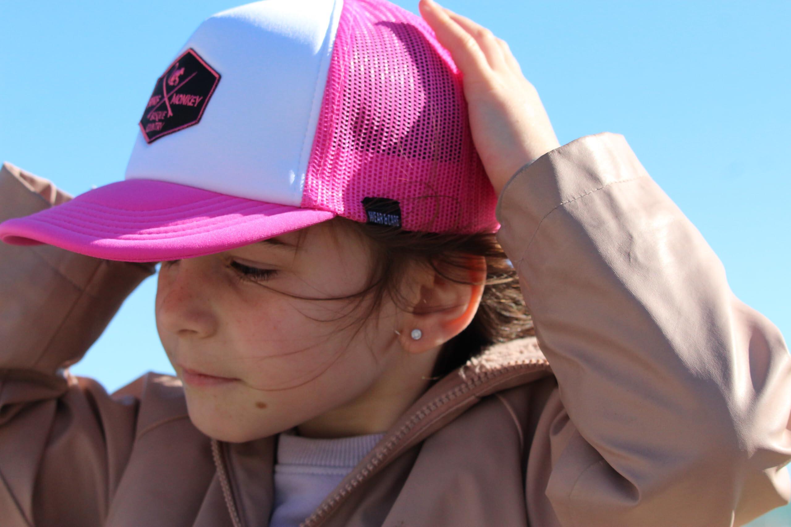 Gorra Trucker Acolchada - Niño/Niña - 6/12 años (Rosa) 4/5