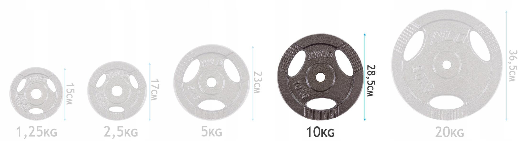 Obciążenie żeliwne Sapphire 10 kg 4/4
