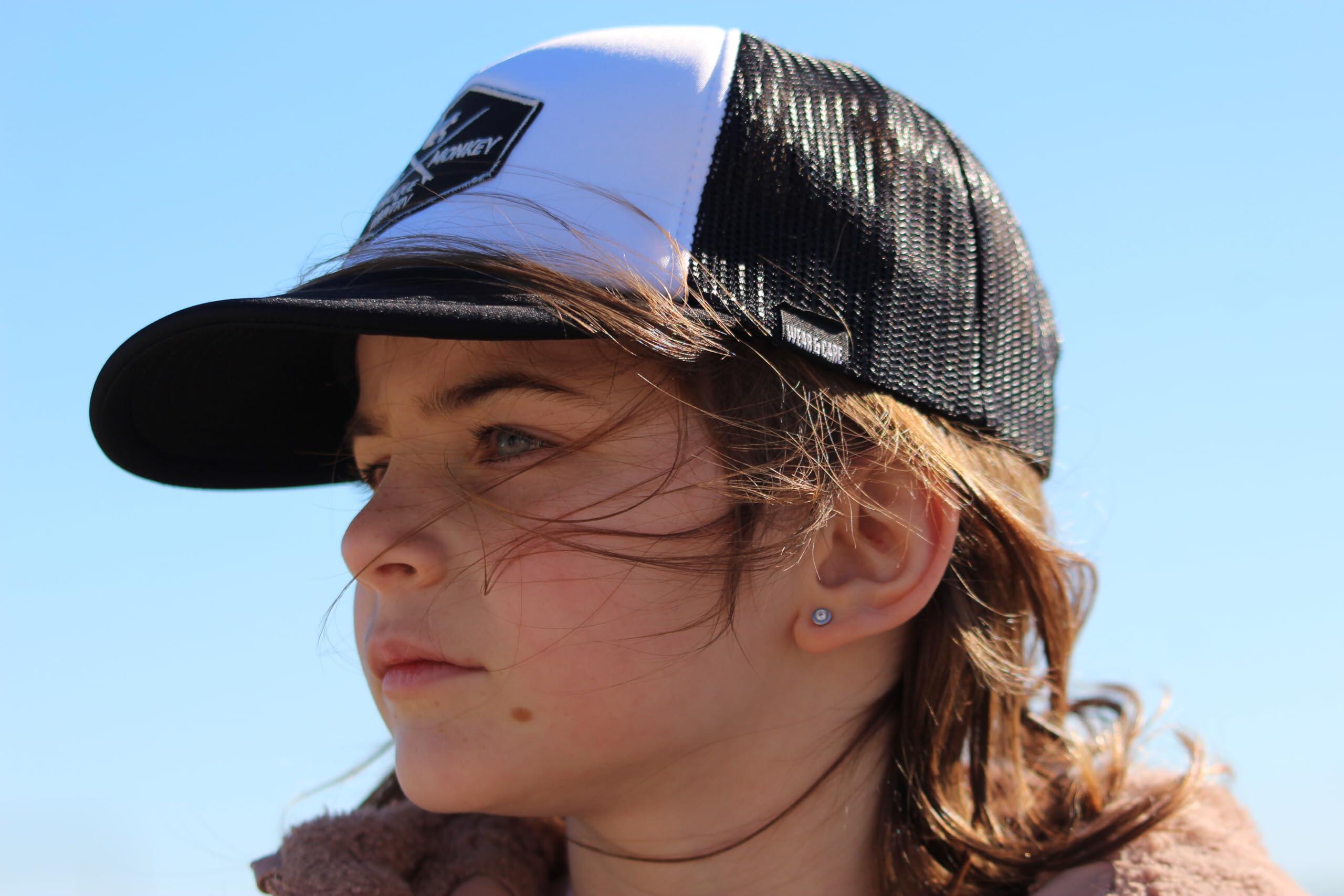 Casquette trucker rembourrée - Garçon/Fille - 6-12 ans (Noire) 4/5