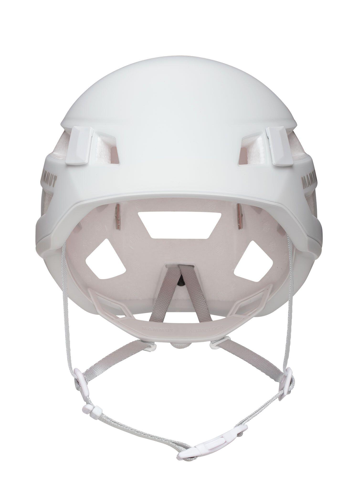 Kletterhelm Mammut Crag Sender weiß ultraleicht In‑Mold EPS mit Kevlar-Besatz 2/4