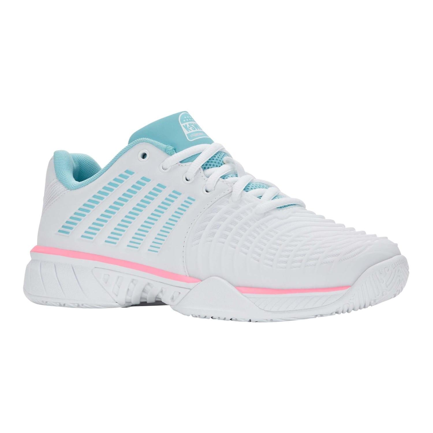 Kswiss Express Light 3 Padel Weiss/blau/rosa Damen 98900-146-m 3/7