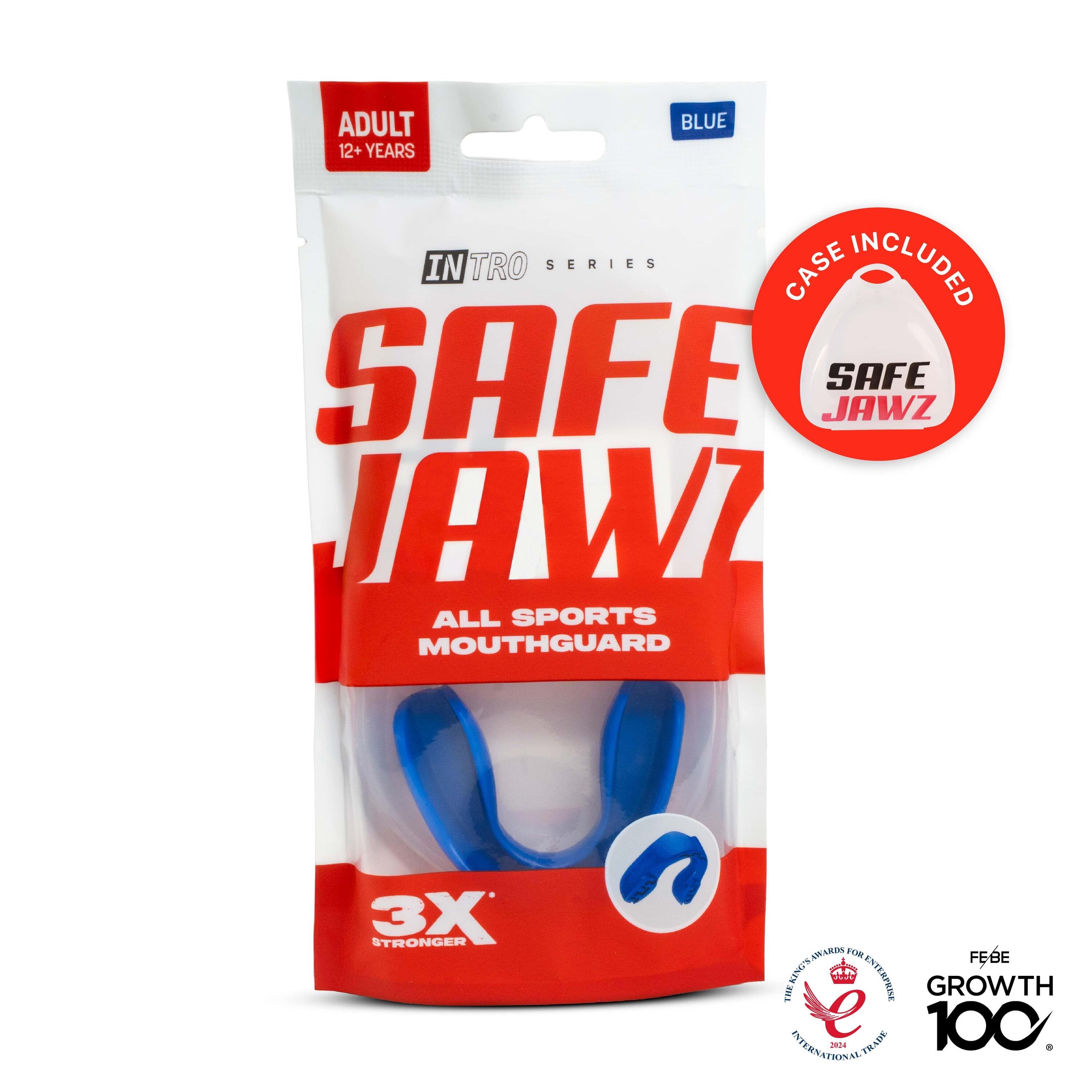Protège dents pour enfant SafeJawz Intro Series Bleu 5/7