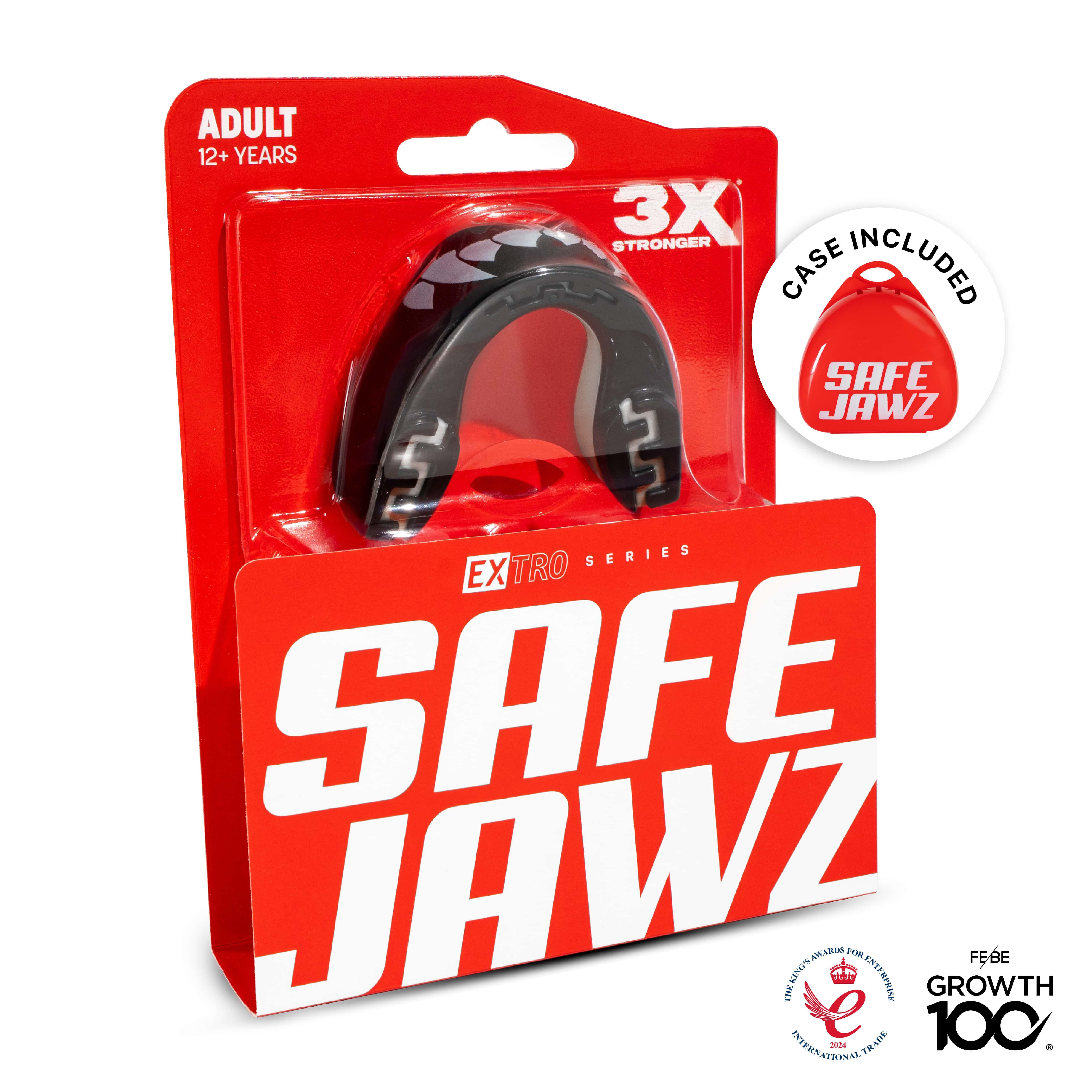 Protège-dents SafeJawz Sport – Ajustement Parfait, Multi-sports (MMA, Rugby, Boxe, Arts Martiaux…) – Garanti