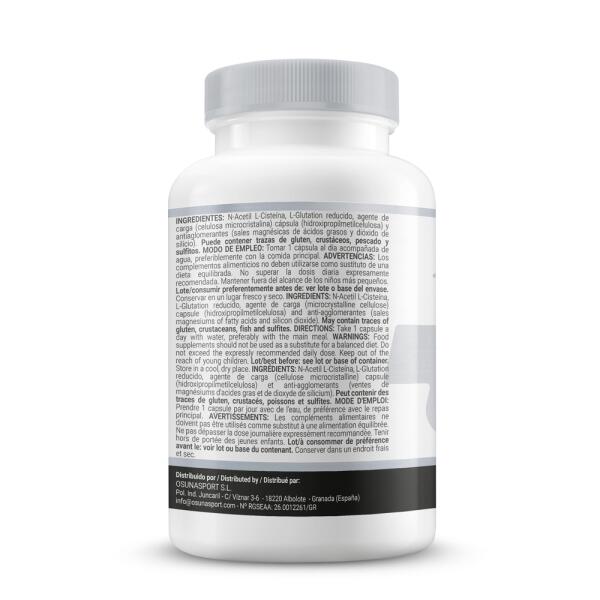 NAC & Glutathion – 60 pflanzliche Kapseln MASMUSCULO 5/6