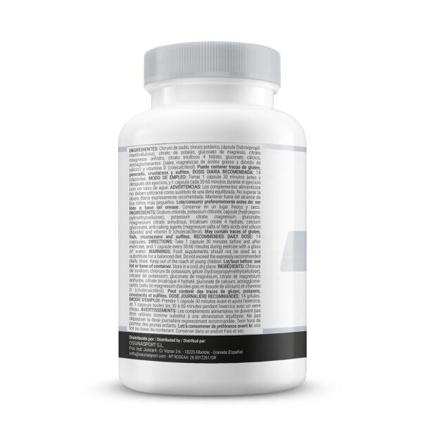 Salts & Electrolytes (Sales y Electrolitos) - 100 Cápsulas Vegetales MASMUSCULO 2/6