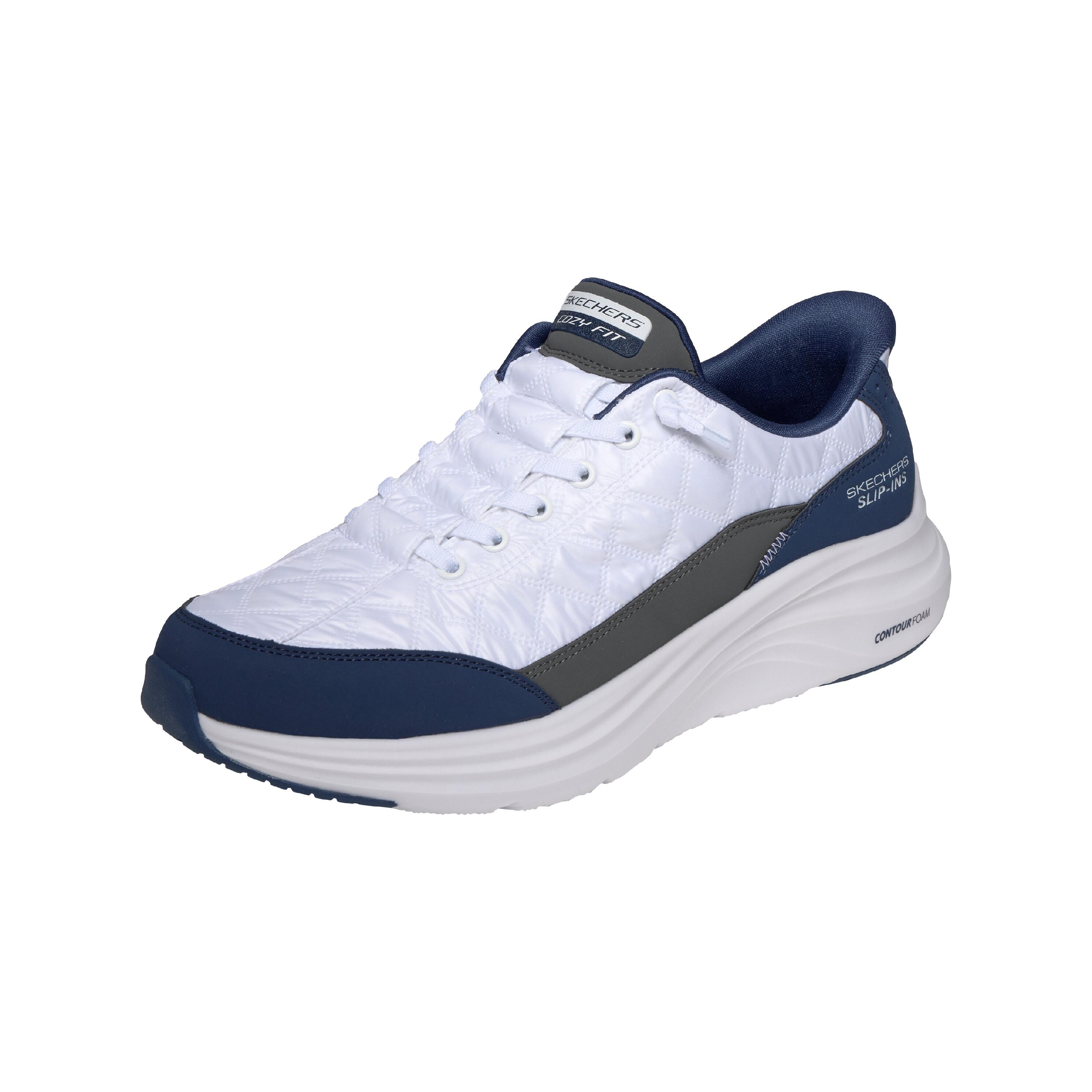 Sapatilhas Skechers Homem Contour Foam - Cozy Fit Brancas 3/7