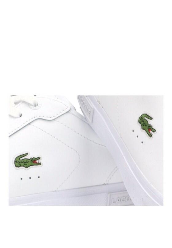 Scarpe Da Ginnastica Lacoste Modello Powercourt Colore Bianco 6/6
