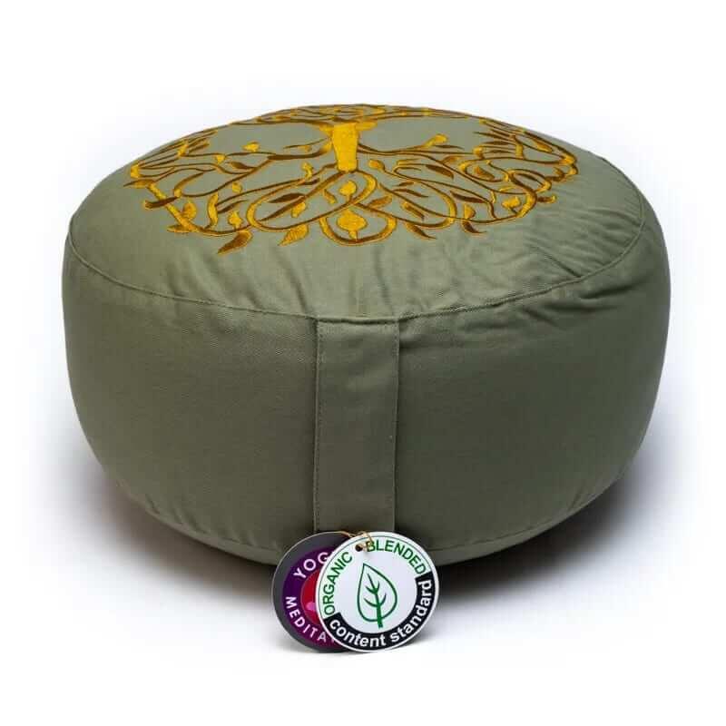 Meditační polštář z organické bavlny Yogi & Yogini 2/2