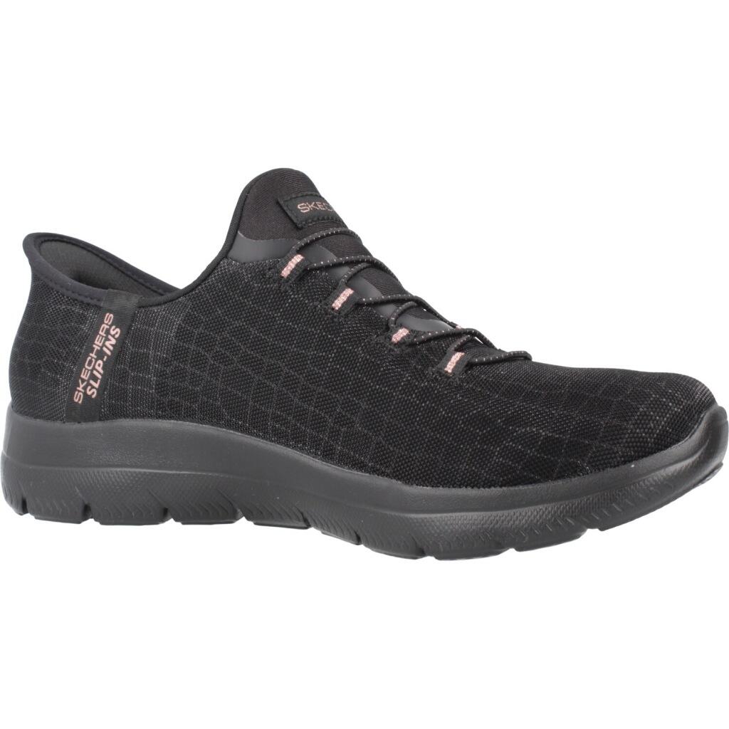 Baskets Femme Baskets Skechers SUMMITS-CLASSY NIGHT Noir Noir Skechers 5/7
