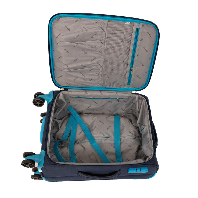 Troler Ultralight, Lamonza, 55x37x21 cm, 2.58 kg, Albatru inchis / Turcoaz
