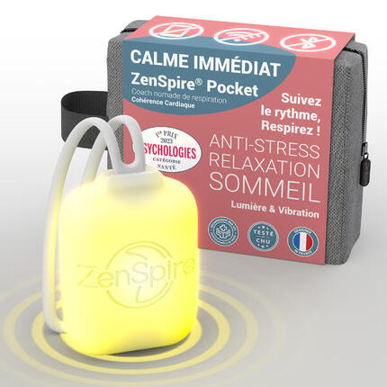 ZenSpire Pocket coach nomade de respiration et de cohérence cardiaque