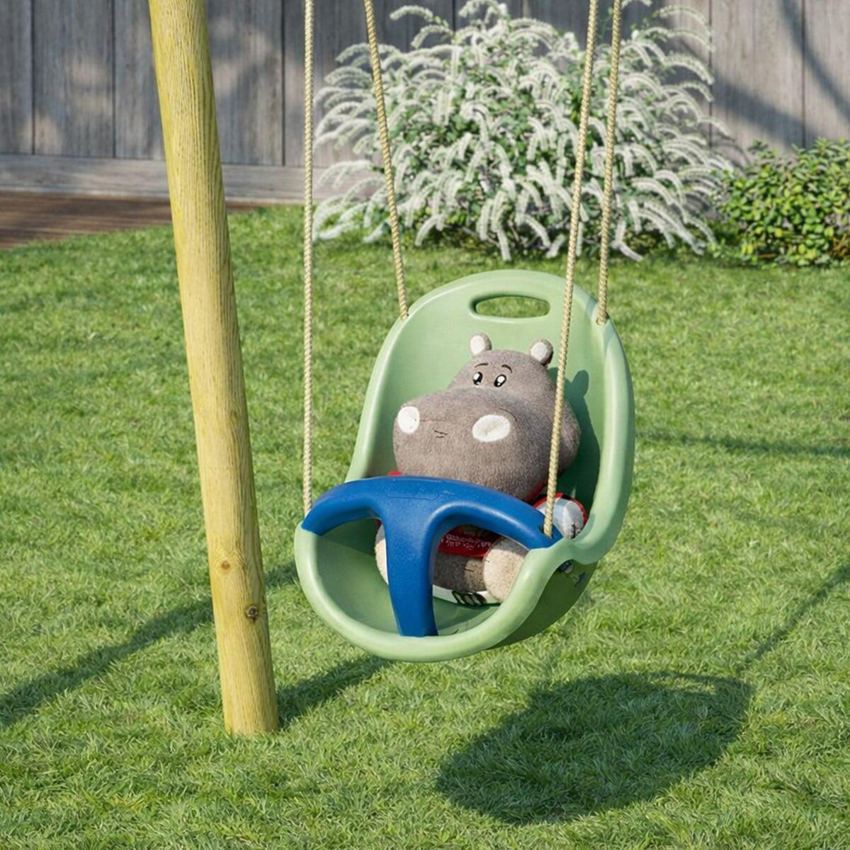 Siège bébé pour portique 1,9 m - 2,5 m bleu/vert pâle Trigano 5/5