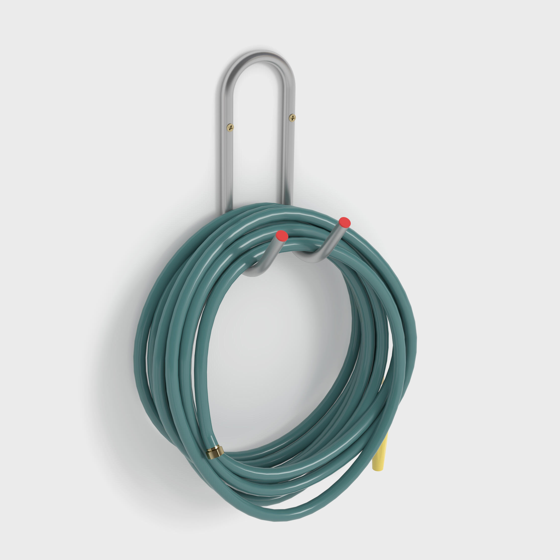 Gancho Multiusos Doble para Colgar en Pared | Fabricado en Acero | Acabado en 5/5