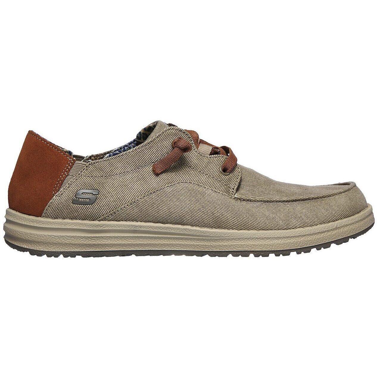 Baskets Skechers Melson-planon, Gris, Hommes 3/5