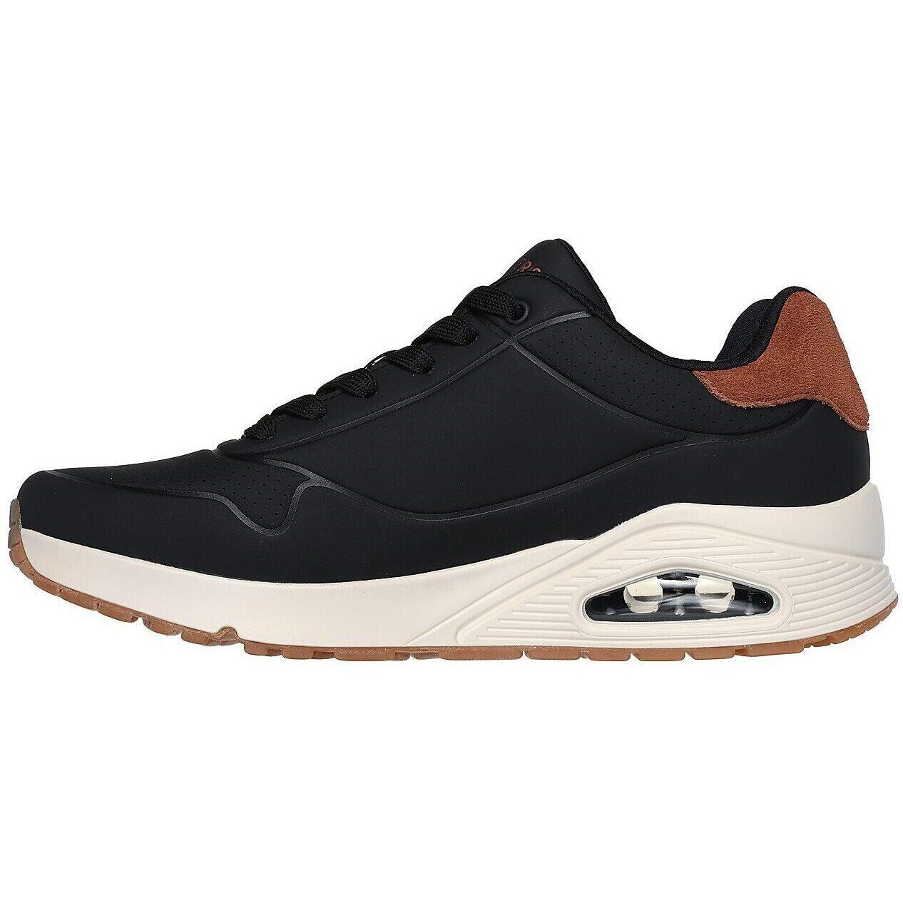Baskets Skechers Uno - Suited On Air, Noir, Hommes 5/5
