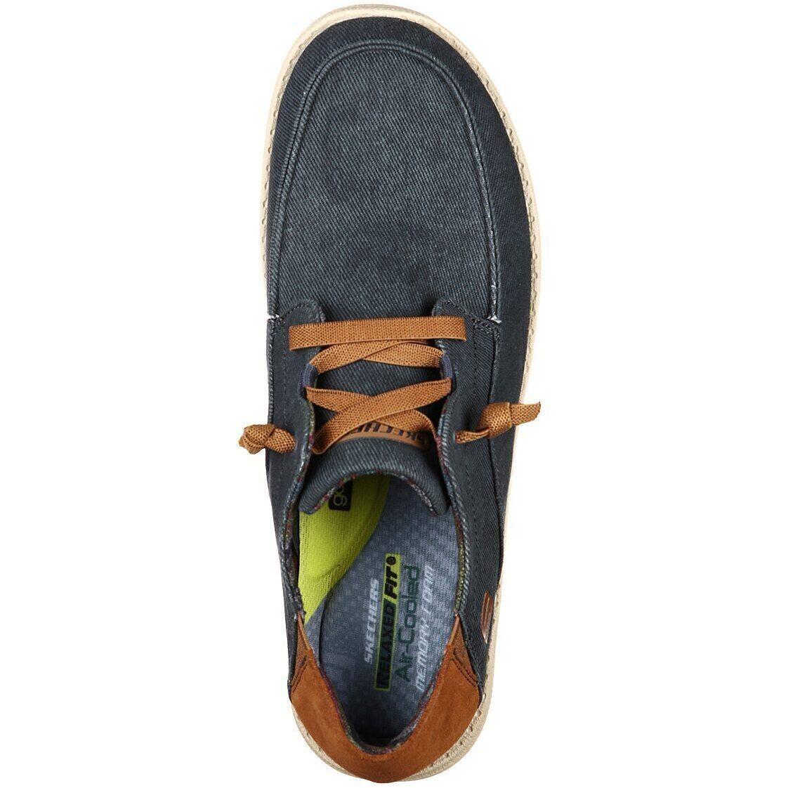 Baskets Skechers Melson-planon, Bleu, Hommes 2/6