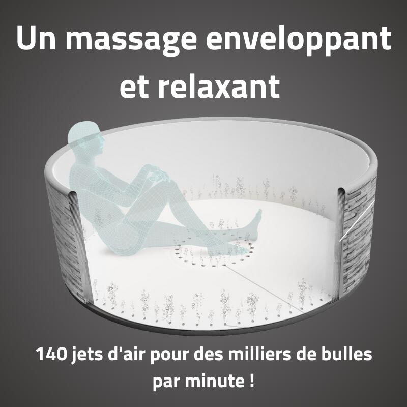 Bestway Spa gonflable rond Lay-Z-Spa Vancouver AirJet WiFi 3-5 p 4/7