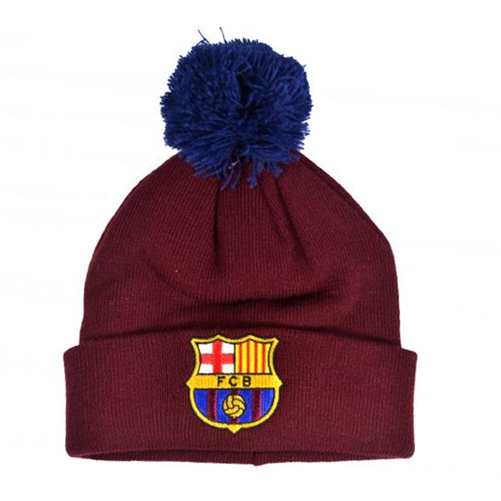 Barcelona FC Knitted Bobble Hat