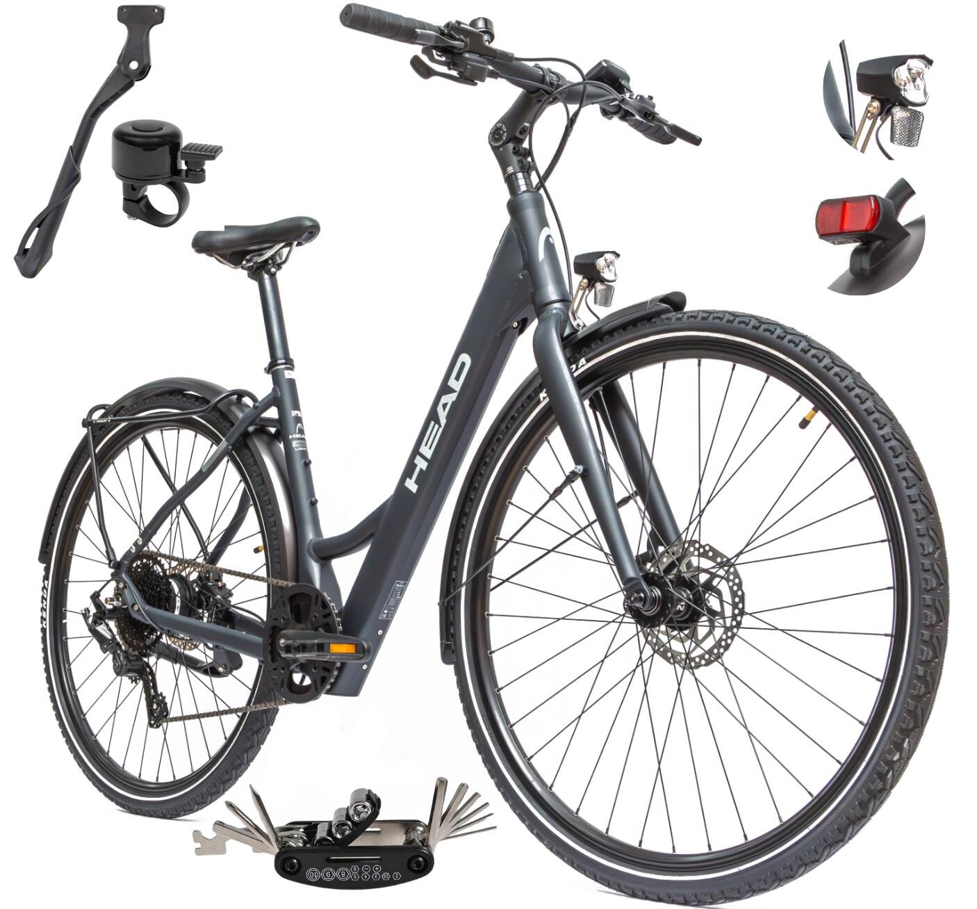 Rower Elektryczny Trekkingowy HEAD eUrban Trinity Koła 28