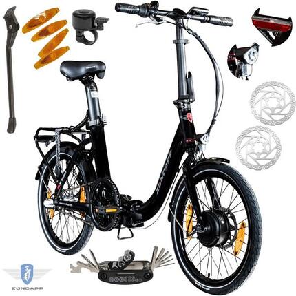 Rower Elektryczny Męski Damski Składany 20" Miejski Składak SHIMANO Nexus