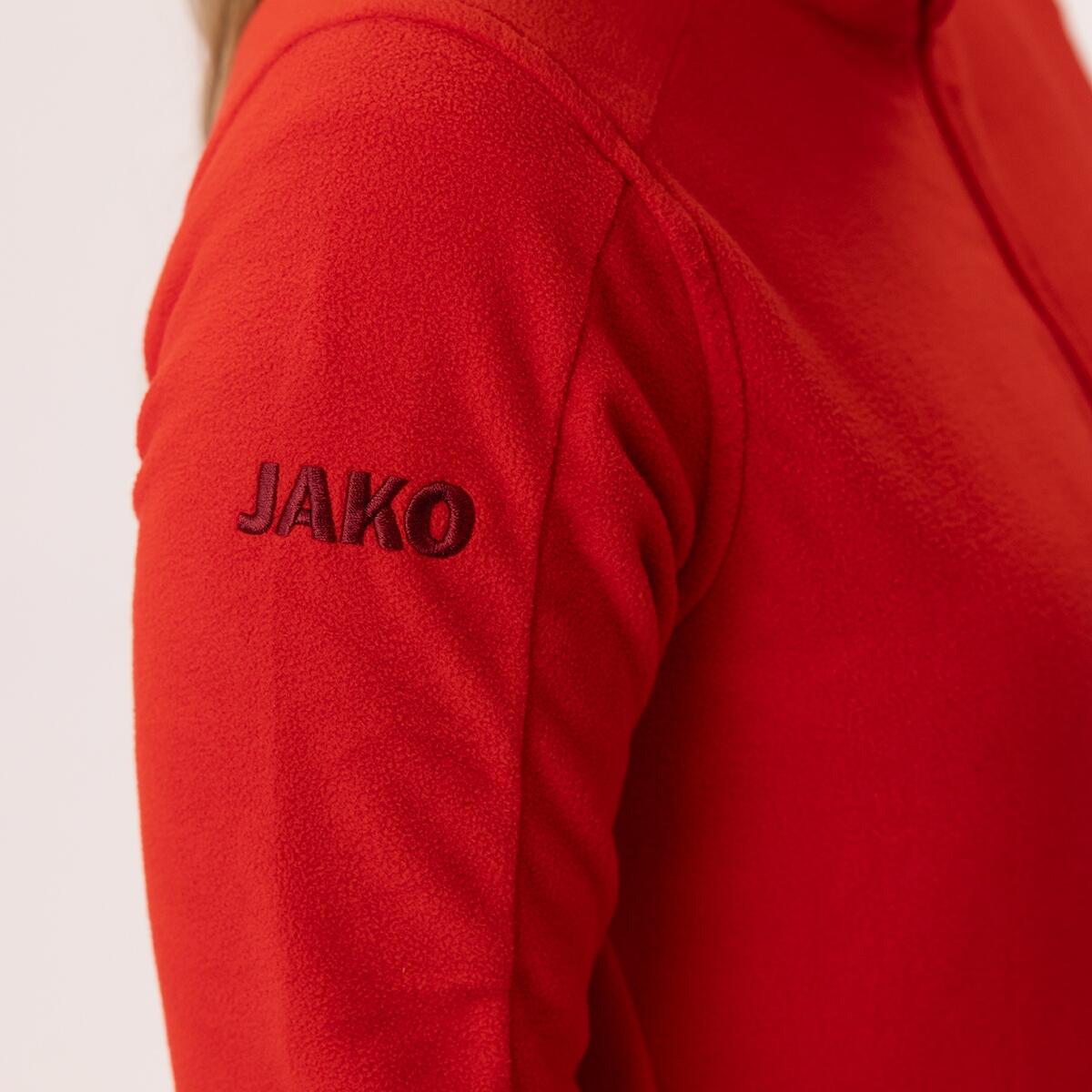 Jako Dames Mikrofleece Jas - Rood / Wijnrood 4/4